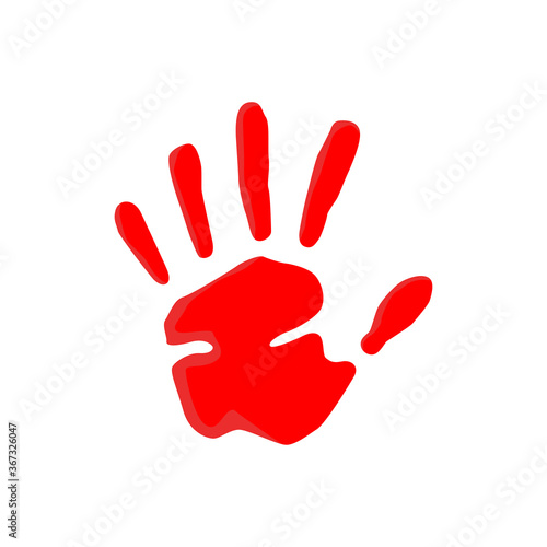 Hand Print Icon