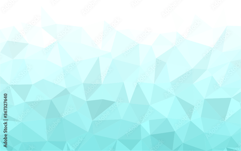 Obraz premium blue polygonal mosaic background, Vector illustration, Used for presentation, information, technology, website, poster, business, work.