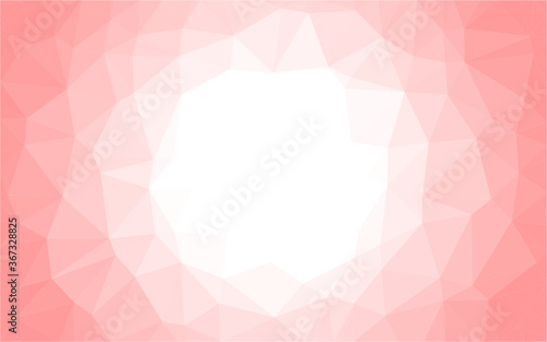Rose polygonal mosaic background, Vector illustration, Used for presentation, information, technology, website, poster, business, work.