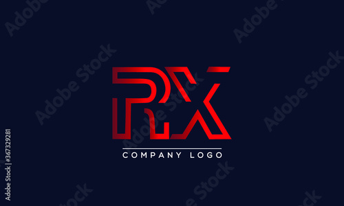 Creative letters RX or XR Logo Design Vector Template. Initial Letters RX Logo Design	