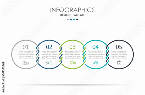 Infographic design template with place for your data. Vector illustration.