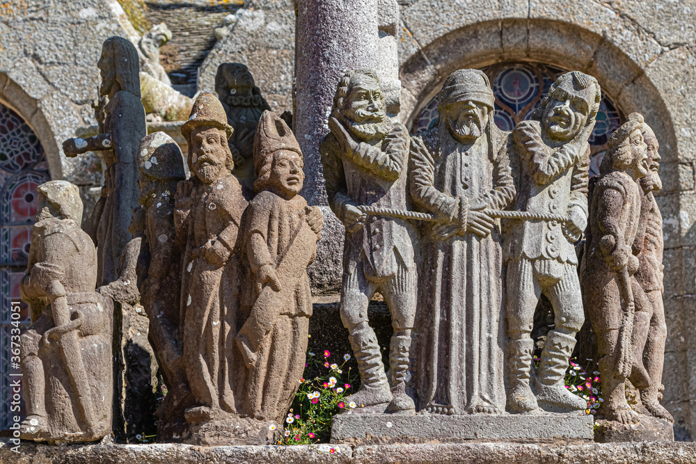 parish cloister of Saint Thegonnec, in Brittany parish cloister of Saint Thegonnec, in Brittany