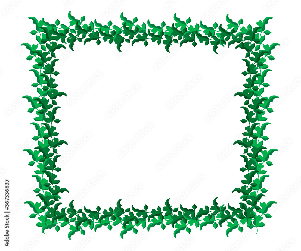 abstract artistic creative green leaf border abstract artistic creative green leaf border