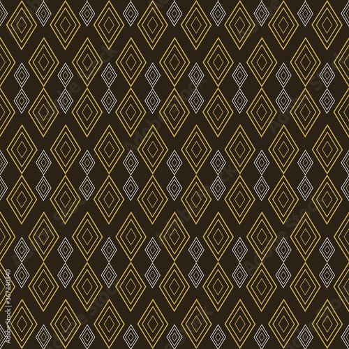 Background pattern. Geometric wallpaper texture. Abstract seamless pattern with rhombus shapes: for fabric, tile, interior design or wallpaper. Background vector image