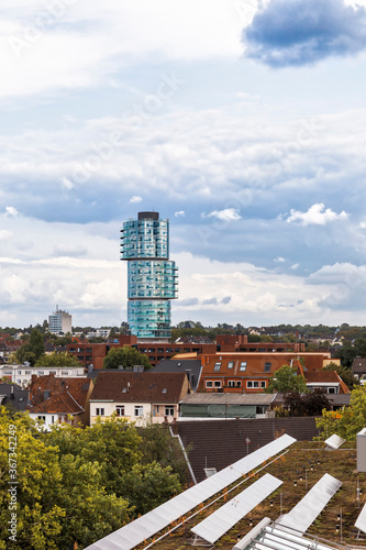 Cityscape of Bochum with modern skyscraper - NRW, Germany