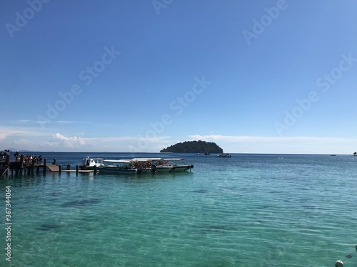 pier in the sea