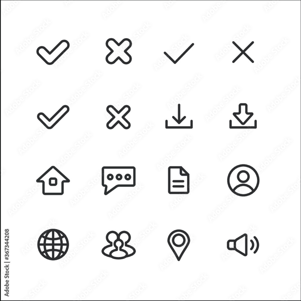 vector icons for app