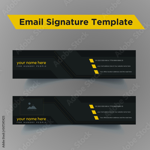 Professional Personal Corporate Creative Email Signature Template Design