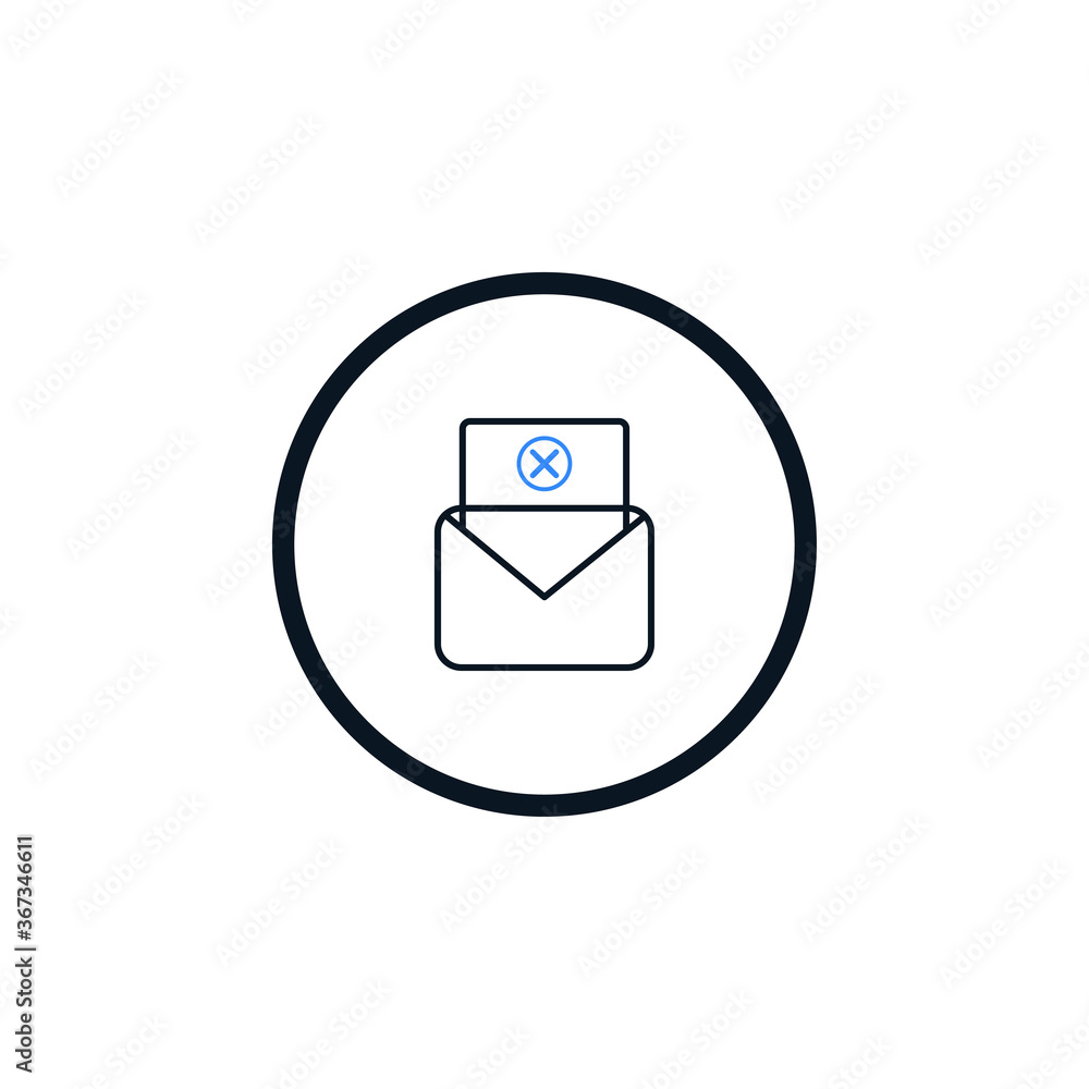 Email Spamming Icon, Spam mailing, wrong e-mail address icon Email Spamming Icon, Spam mailing, wrong e-mail address icon