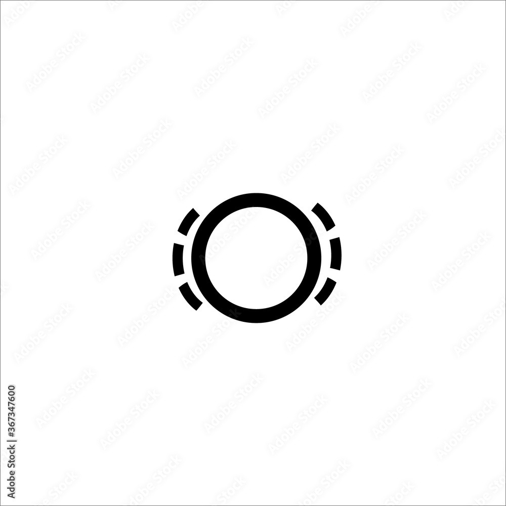 Car Parts Icon on White Background. Line & Solid Style Vector Car Parts Icon on White Background. Line & Solid Style Vector