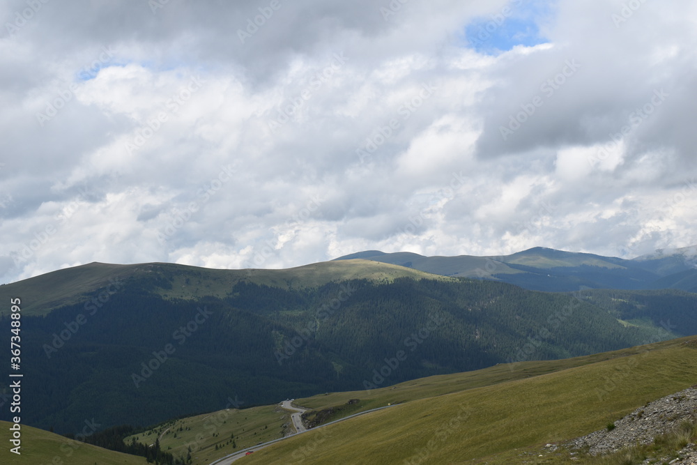 Fototapeta premium mountain landscape with clouds