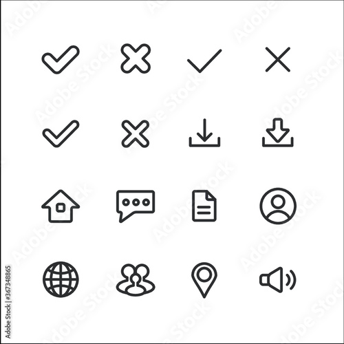 vector icons for web