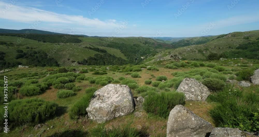 The national park of Cevennes,Pont de Monvert, Mont Lozere, France. National park of Cevennes classified by Unesco The national park of Cevennes,Pont de Monvert, Mont Lozere, France. National park of Cevennes classified by Unesco