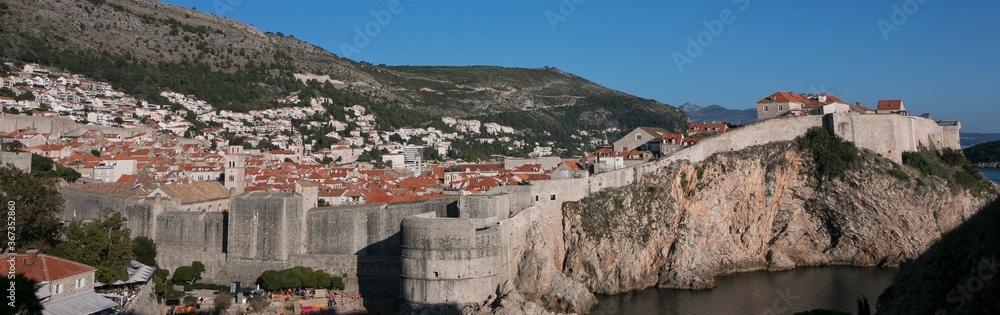 city walls, Dubrovnik, Croatia