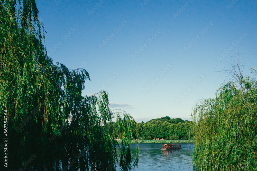 Fototapeta premium Landscape of West Lake scenic area in Hangzhou, China