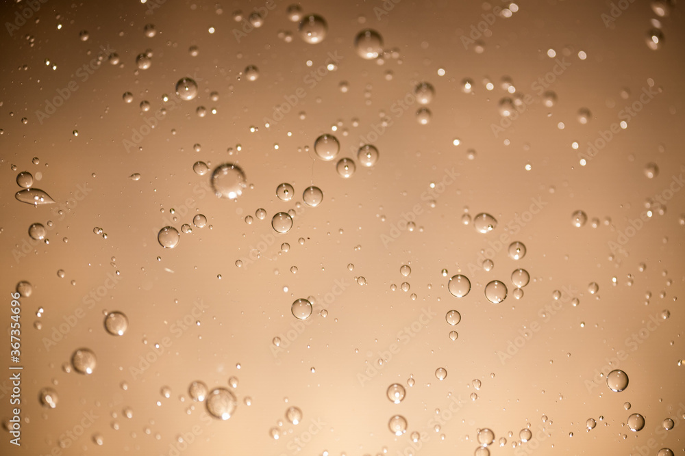 Bubbles With a Brown Background Bubbles With a Brown Background