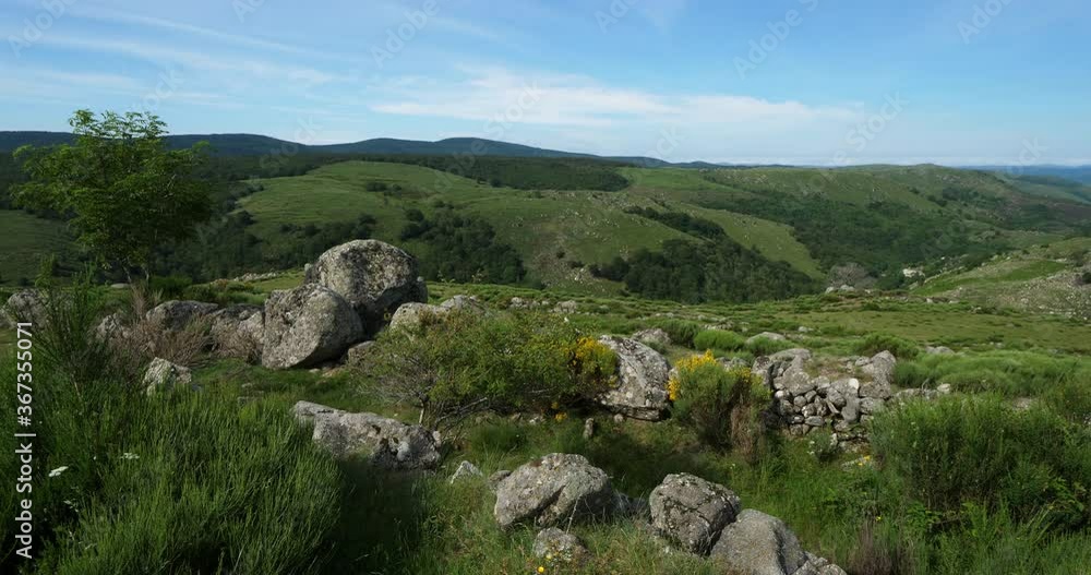 The national park of Cevennes,Pont de Monvert, Mont Lozere, France. National park of Cevennes classified by Unesco The national park of Cevennes,Pont de Monvert, Mont Lozere, France. National park of Cevennes classified by Unesco