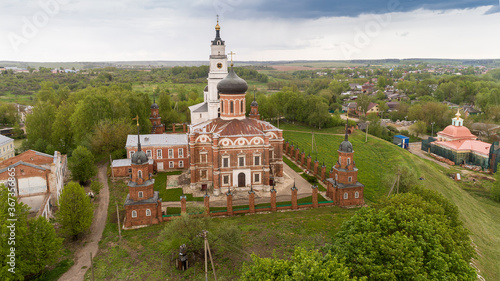 Volokolamsk Kremlin in Moscow Region. Russia, The Kremlin includes Cathedral. view from above photo