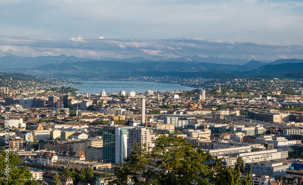 Zurich - the largest city of Switzerland and  a global center of banking and finance