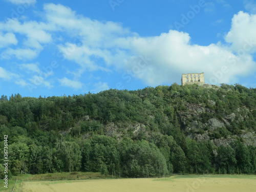 The ruin on the mountain