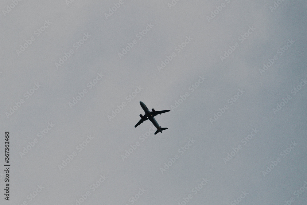airplane in the sky airplane in the sky