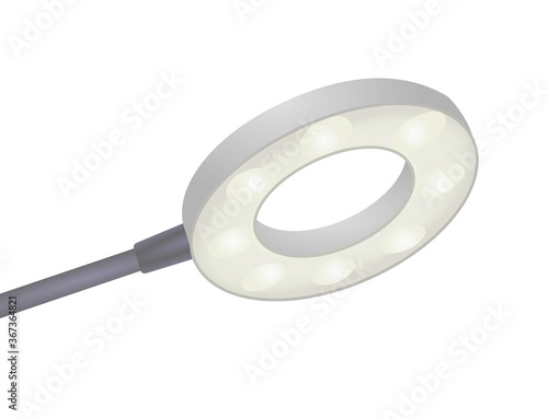 Modern led light. vector illustration