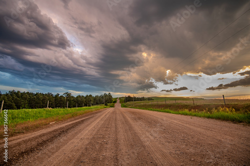 Fotografija Dirt road in the Great Plains
