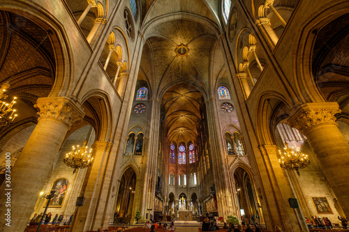 Cath  drale Notre Dame  sede de la archidi  cesis de Par  s  Paris  France Western Europe