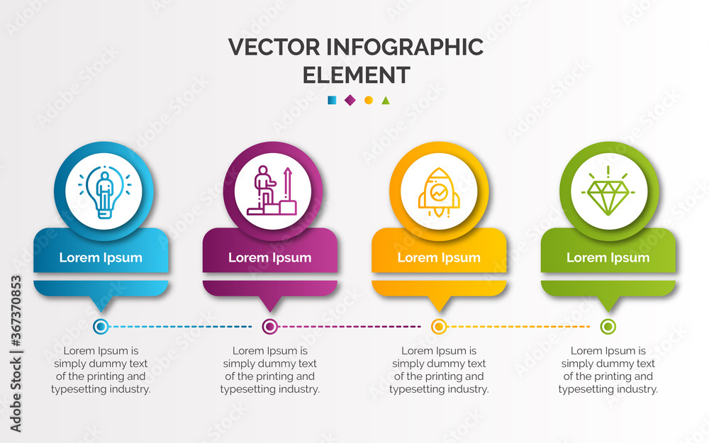 Fototapeta premium infographic design template