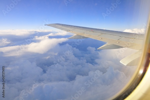 air clouds - view from the plane