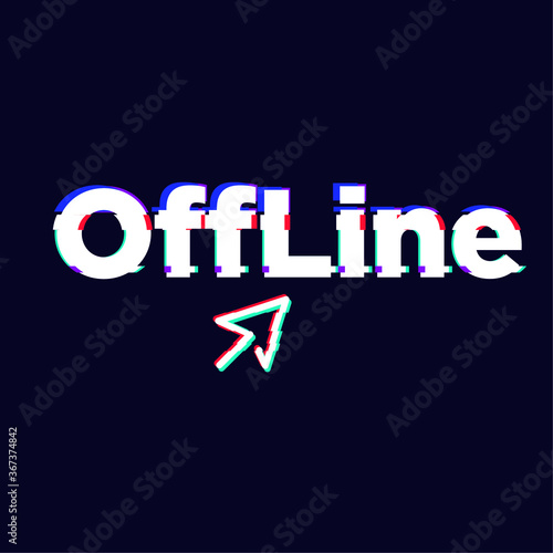 Logo created for streamers who want to indicate to their viewers that the broadcast is over and is not currently