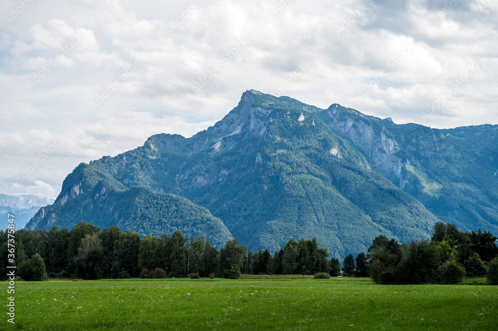 Untersberg mountain landscape in the summer