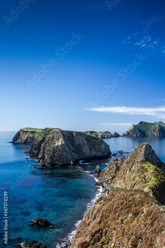 Inspiration Point at Anacapa Islands, overlooking Anacapa and Santa Rosa Island, at Channel Islands National Park