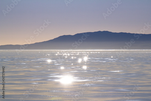 Sparkling  sea on a boat trip to Anacapa and  Santa Rosa Island, Channel Islands National Park