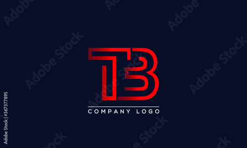 Creative letters TB Logo Design Vector Template. Initial Letters TB Logo Design	 photo