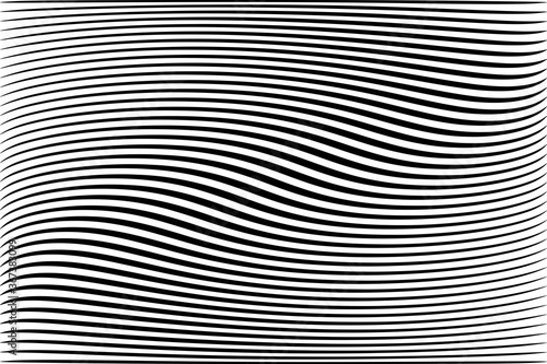 Abstract wavy lines striped texture and background.
