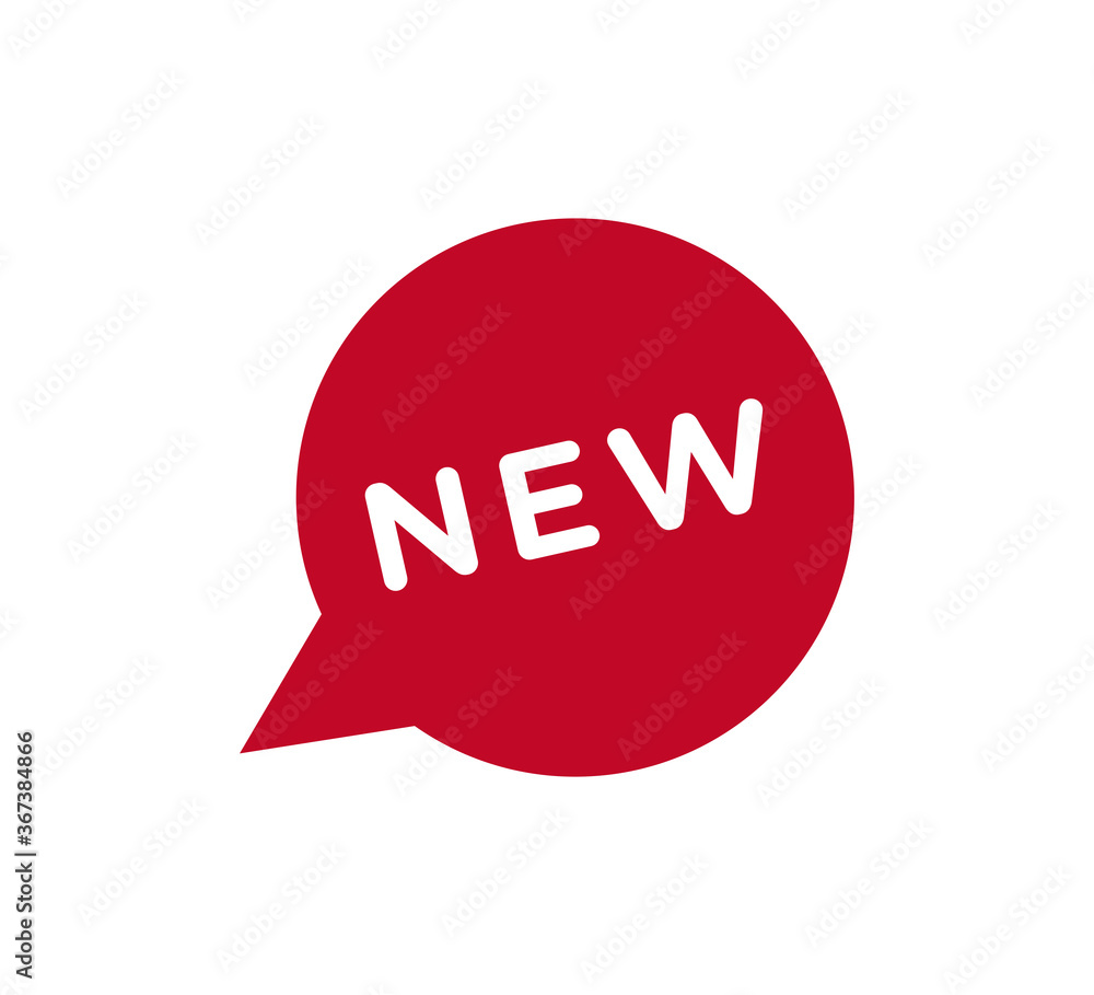 New sign icon vector logo design template New sign icon vector logo design template