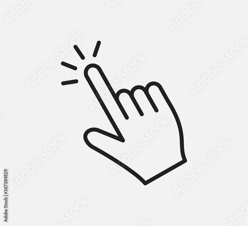 Touchscreen icon vector logo design template