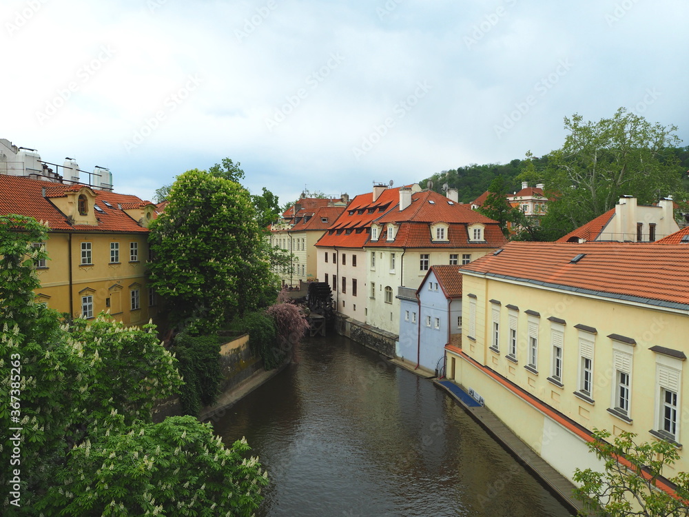 view of the old town of prague
