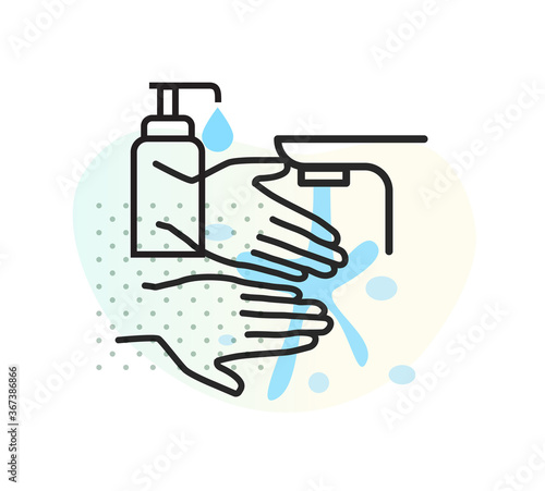 Hygiene - Handwash Stock Icon