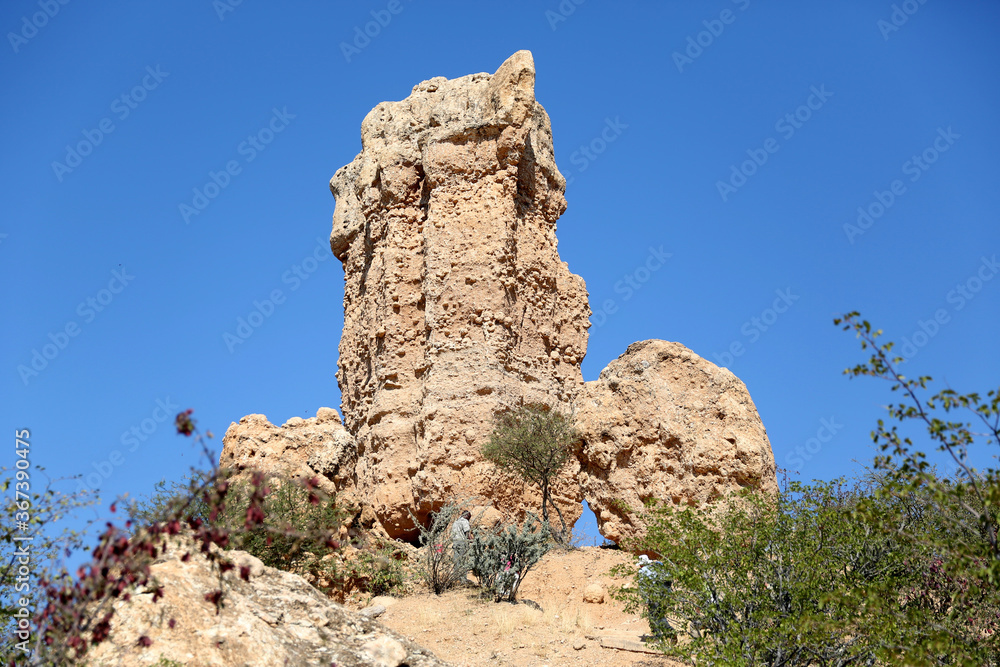 Fototapeta premium Vingerklip Rock Namibia