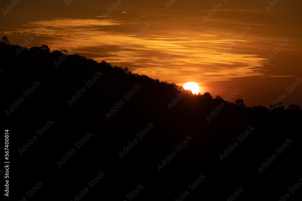 Obraz premium por do sol