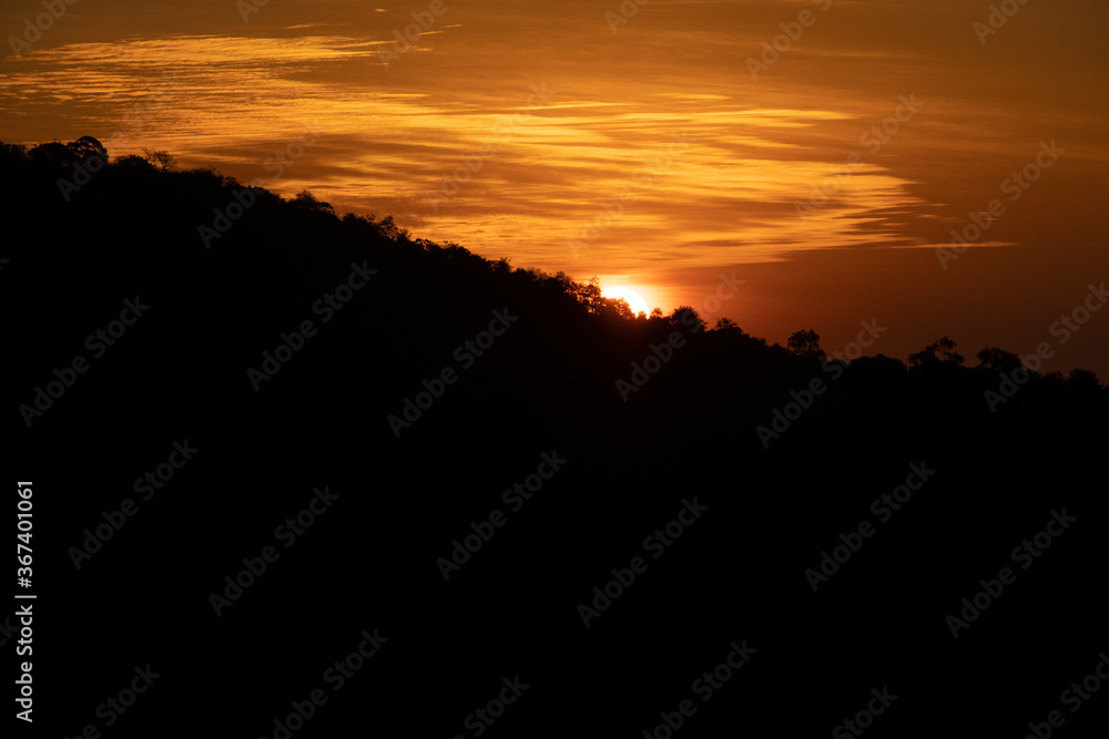 Obraz premium por do sol