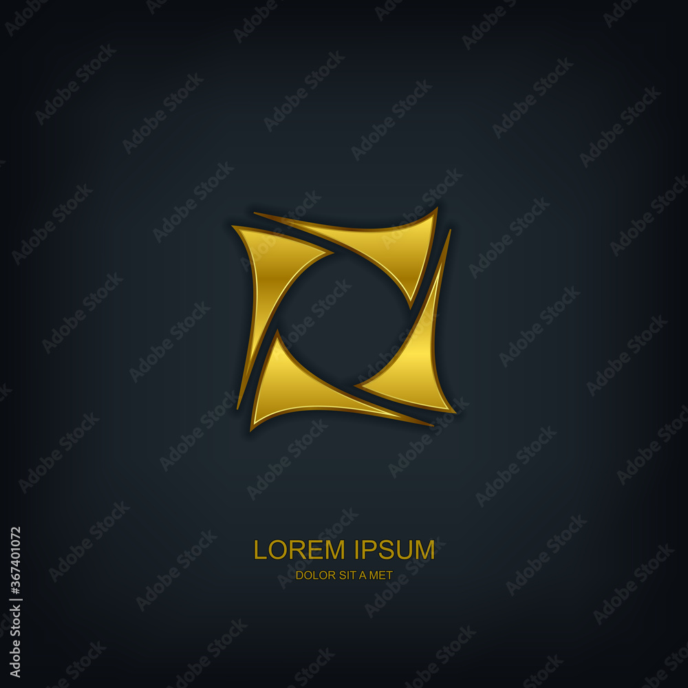 Fototapeta premium Business abstract vector template design emblem logo, Business technology universal idea
