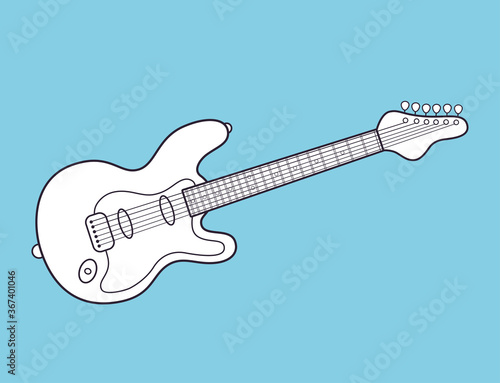 Electric guitar icon