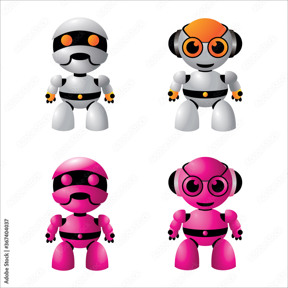 Vector illustration of a robot Vector illustration of a robot