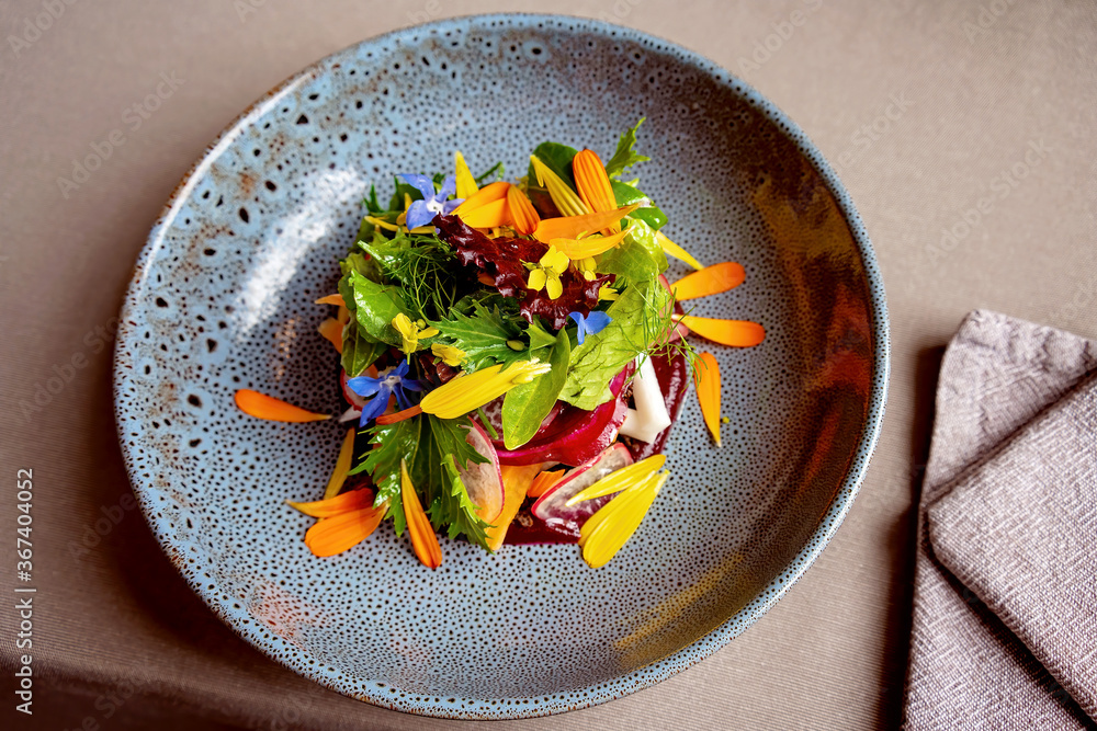 Fotografie Bush Food Restaurant Salad