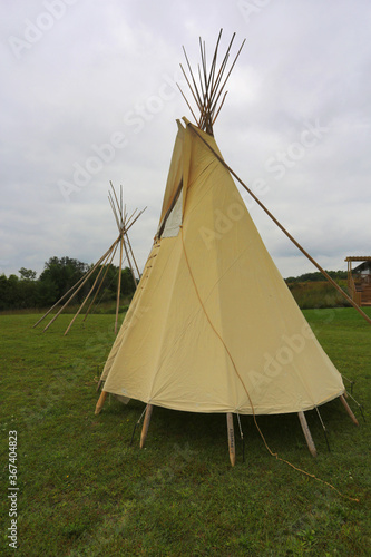 Replica of Tepee Used by Plains Indians © Michael Rolands