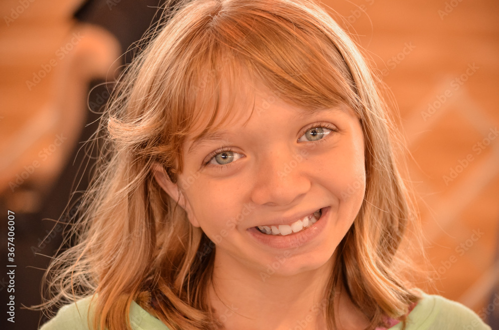 Smiling young girl Smiling young girl