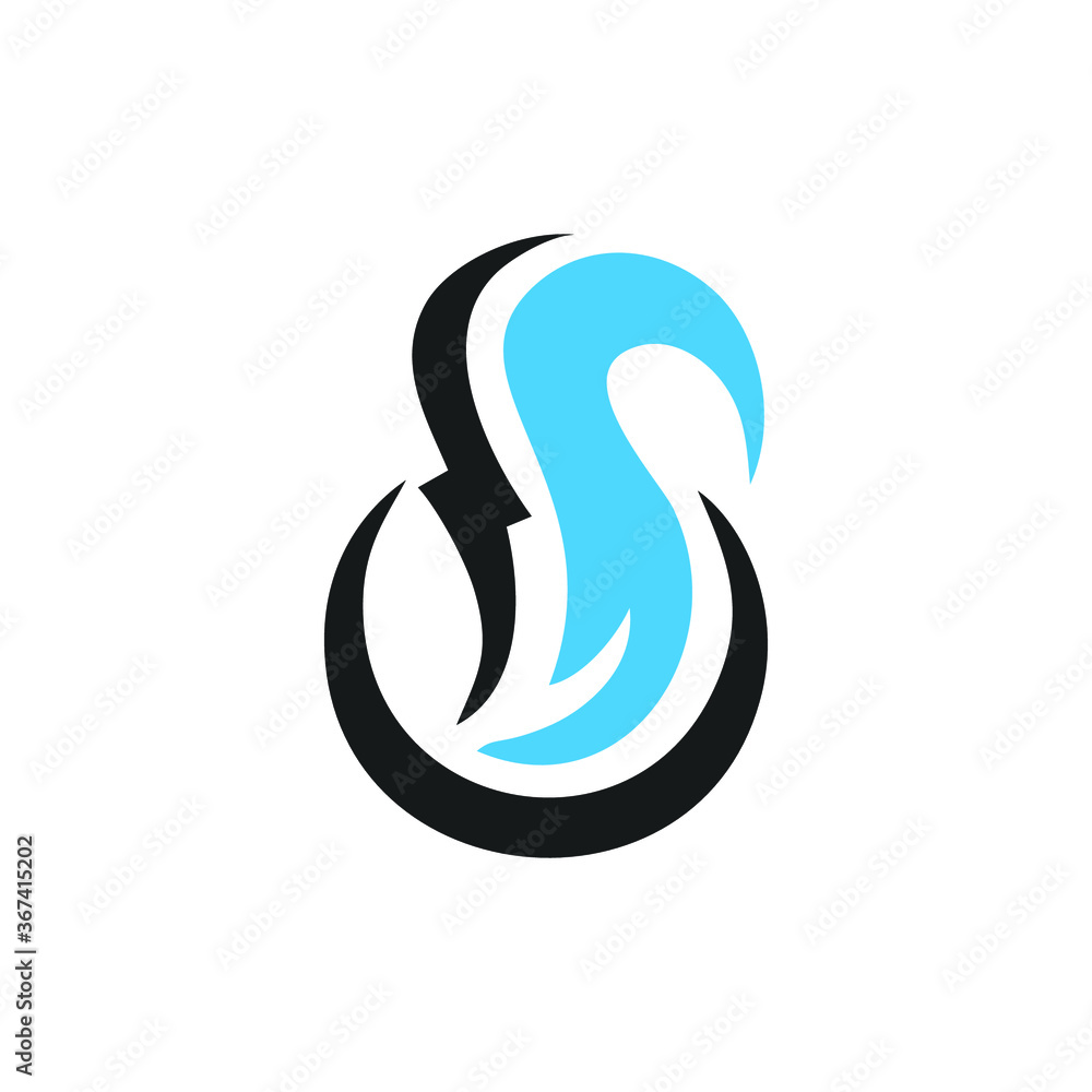 Letter S logo / symbol - vector icon